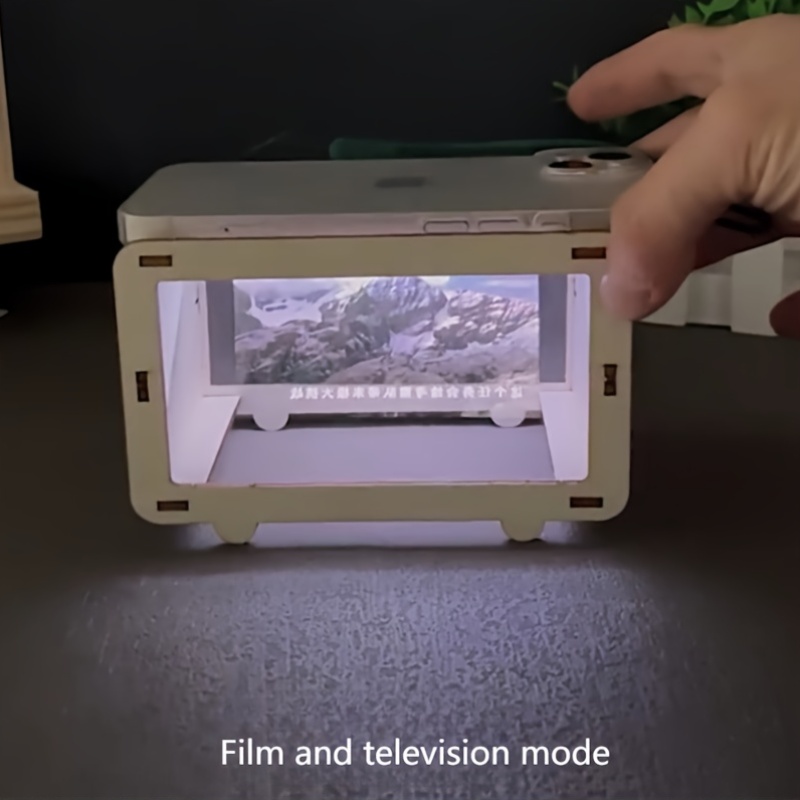 Home Cinema Kit - DIY 3D Holographic Phone Projector Mini