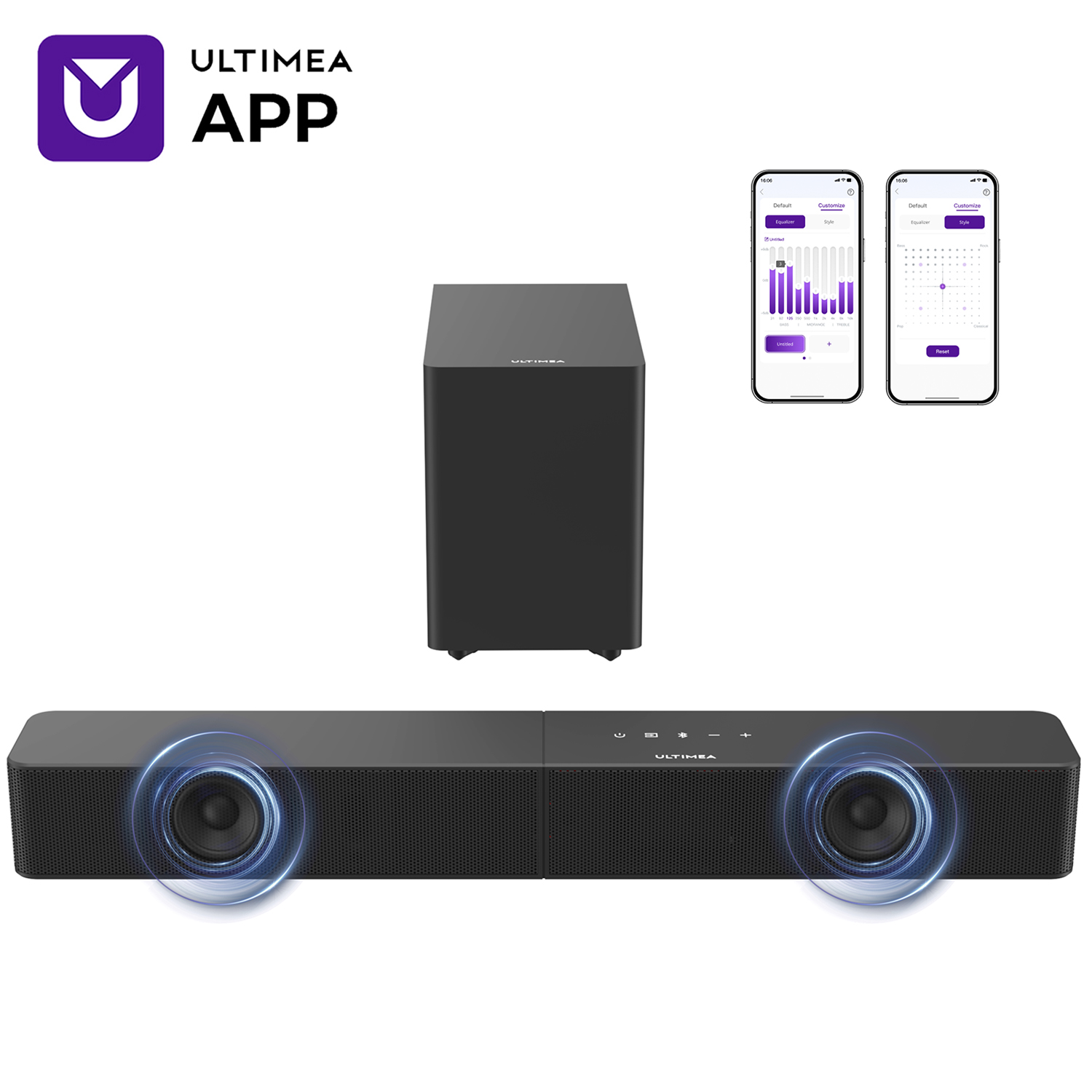 Home Cinema Ultimea - ULTIMEA 2.1ch SoundBar for Smart TV,