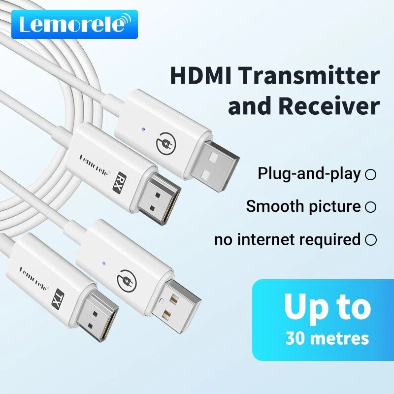 Home Cinema Kit - Lemorele 1080P HDMI Wireless Transmitter Receiver