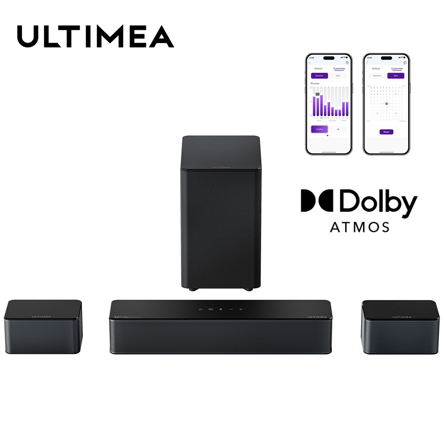 Home Cinema Ultimea - ULTIMEA 5.1 Soundbar with Dolby Atmos,