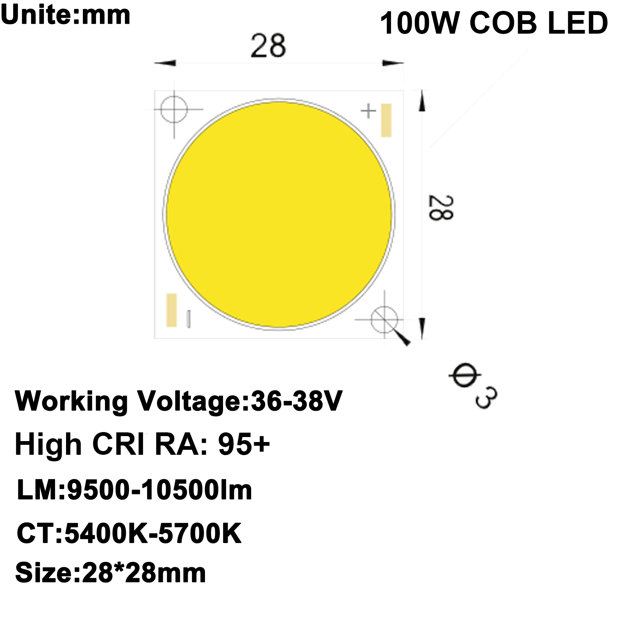 Home Cinema Projector - DIY LED U-HOME High CRI 95+