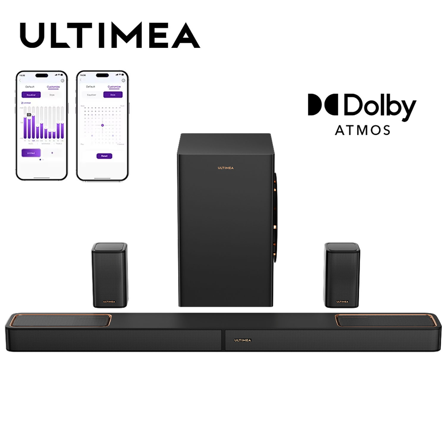 Home Cinema Ultimea - ULTIMEA Skywave F40 Boom 5.1.2ch Sound