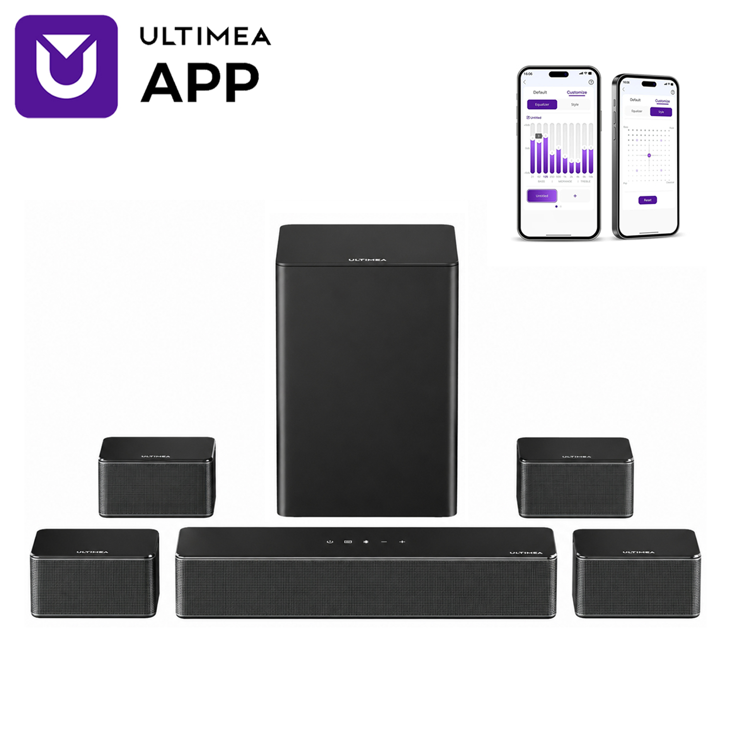 Home Cinema Ultimea - ULTIMEA 7.1 Surround Sound System Sound