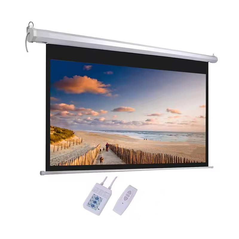 Home Cinema Projector - 100'' 120''150''200''High Quality Electric Projector Screen