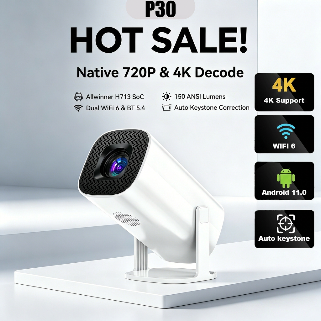 P30 Native 4K HD LED Projector – Home Cinema Kit Bewertung und Preis