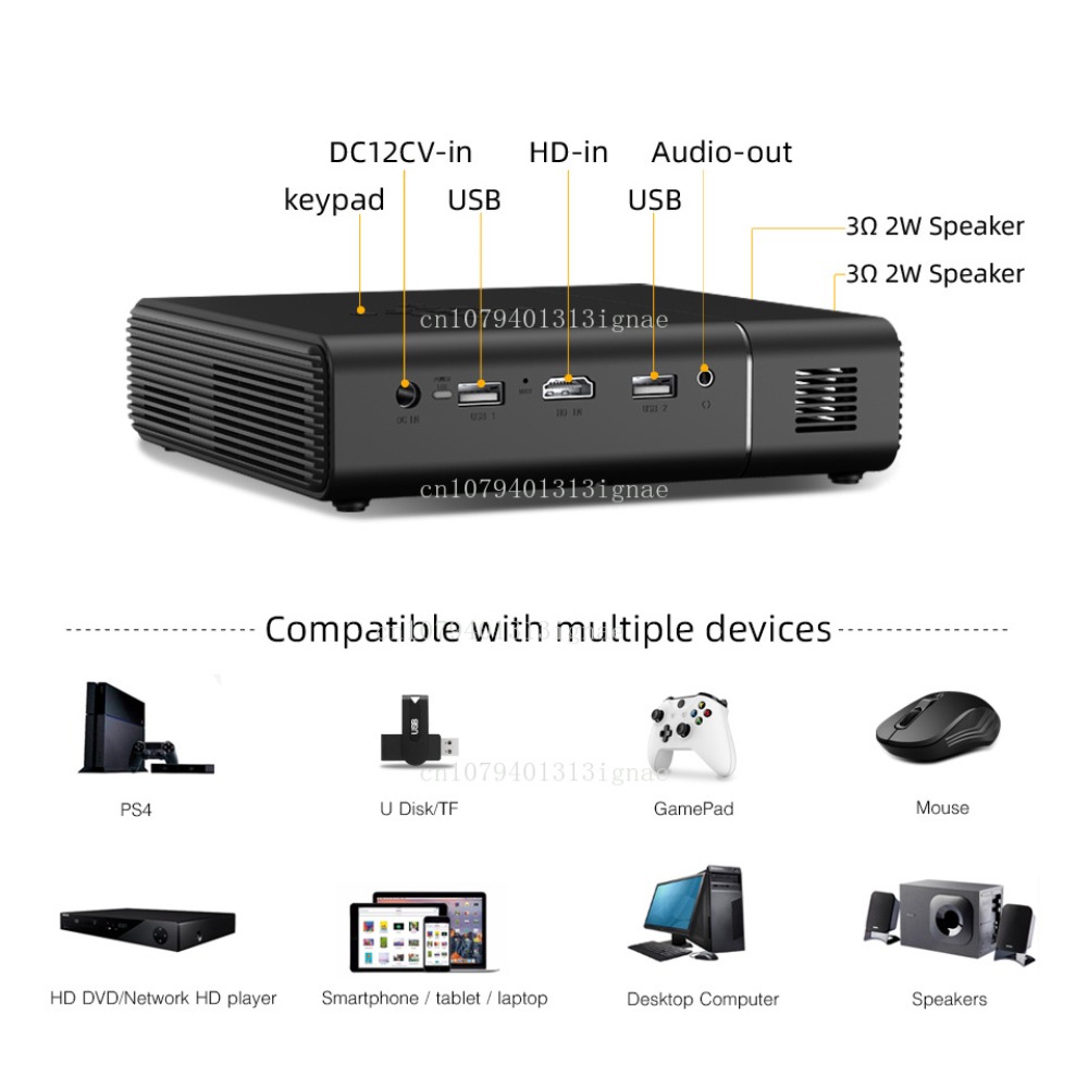 U30 Top Sale 3D 4K Projector P – Home Cinema Projector Bewertung und Preis