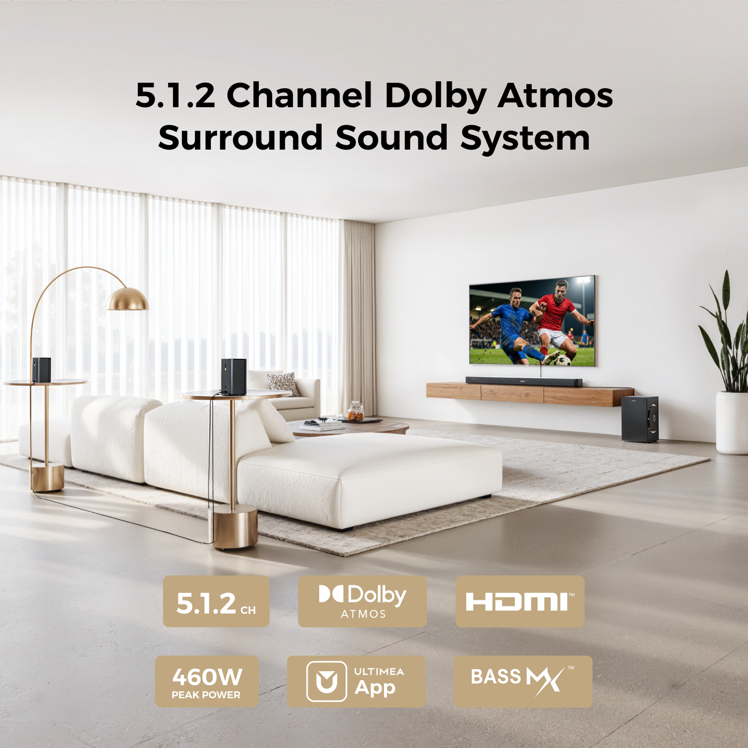ULTIMEA Skywave F40 Boom 5.1.2 – Home Cinema Ultimea Bewertung und Preis