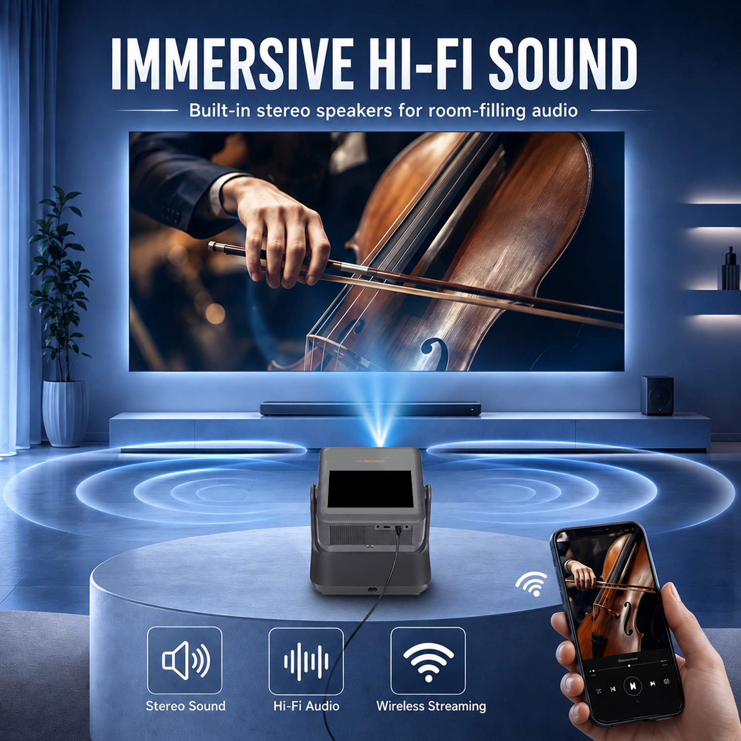 Premium Gift Tablet Projector  – Home Cinema Gifts Bewertung und Preis