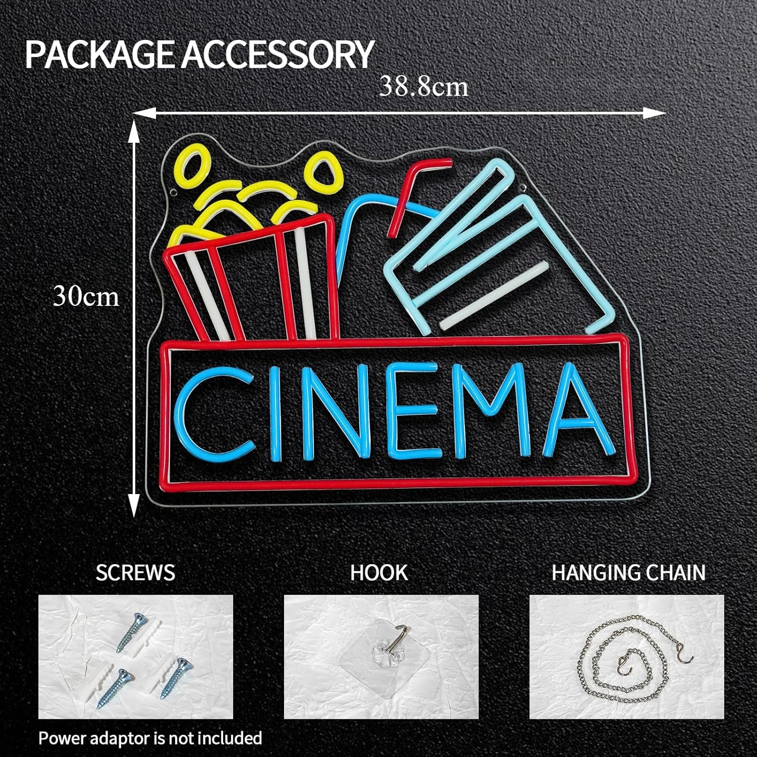 Cinema Neon Sign USB Powered L – Home Cinema Ultimea Bewertung und Preis