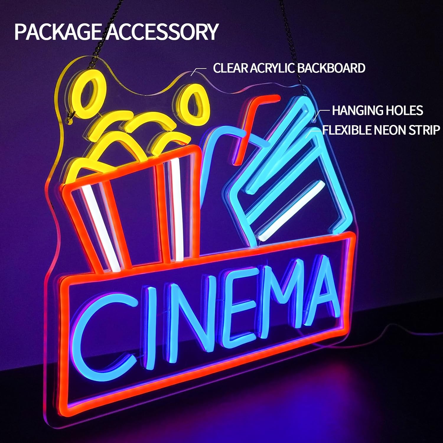 Cinema Neon Sign USB Powered L – Home Cinema Ultimea Bewertung und Preis